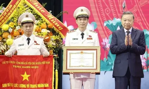 Học viện An ninh nhân dân đón nhận danh hiệu Anh hùng Lực lượng vũ trang nhân dân lần thứ ba