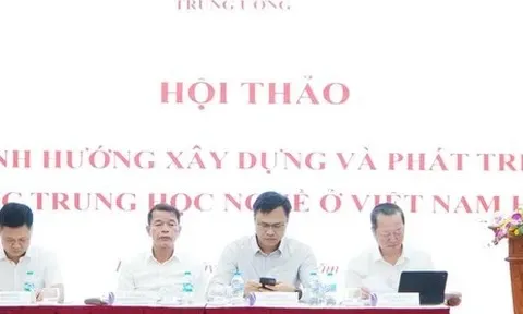 Xây dựng trung học nghề thành hướng giáo dục có chất lượng, có chuẩn mực, có giá trị xã hội