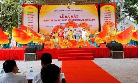 Hà Nội: Phường Thanh Liệt ra mắt Trung tâm Học tập cộng đồng điểm gắn với bảo tồn di sản văn hóa