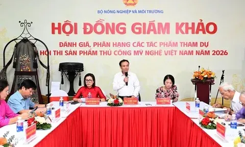 Gần 500 sản phẩm độc đáo hội tụ tại Hội thi Sản phẩm thủ công mỹ nghệ Việt Nam năm 2026